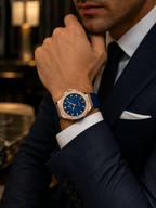 Bold Blue Dial Luxury Watch | HS Store