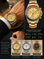 Rainbow Daytona Luxury Chronograph HS STORE