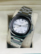 Patek Philippe Nautilus White Dial Watch