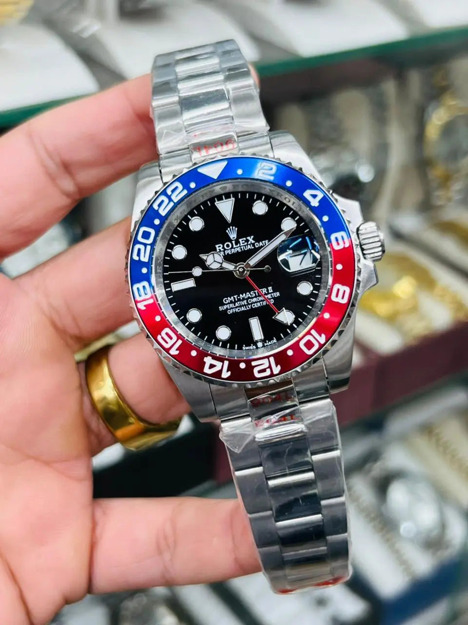 Rolex GMT-Master II Pepsi Stainless Steel Watch | HS Store HS STORE