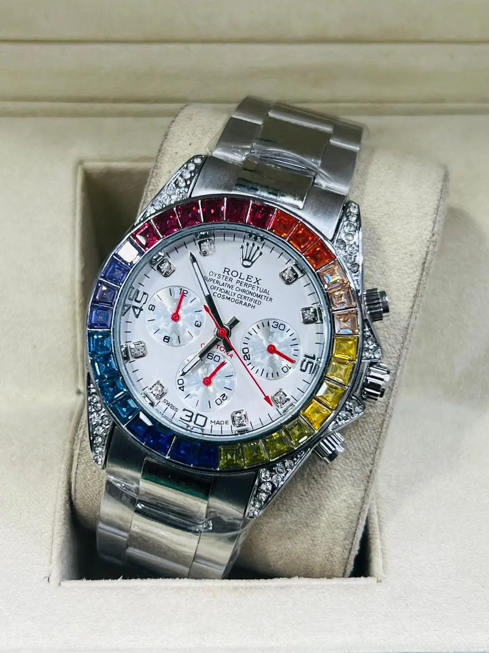 Rainbow Daytona Luxury Chronograph HS STORE