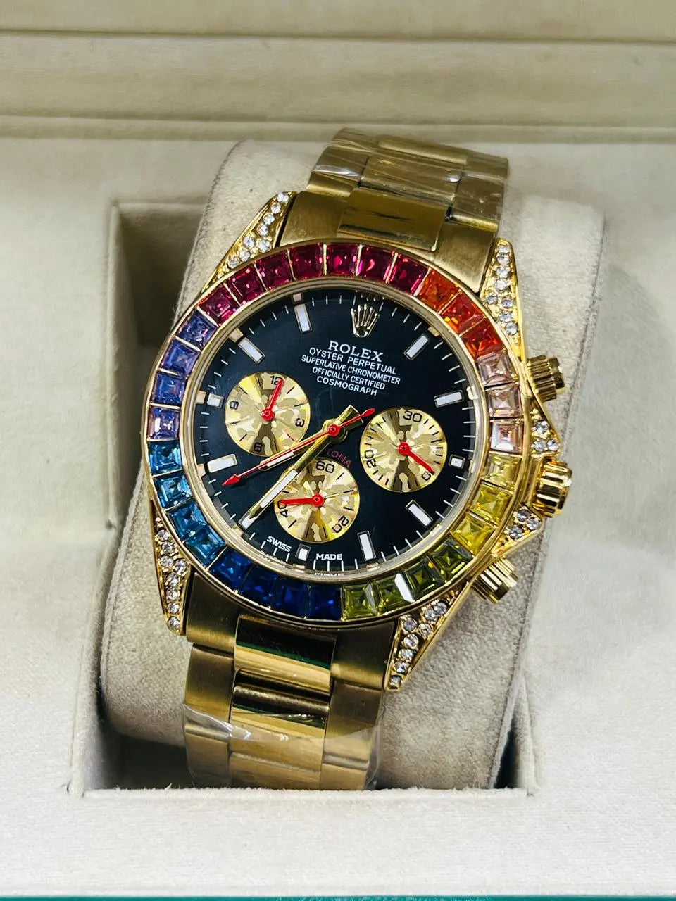 Rainbow Daytona Luxury Chronograph HS STORE