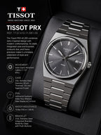 Tissot PRX Anthracite Sunburst Watch