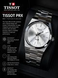 Tissot PRX Silver Sunburst Watch