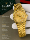 Rolex Day-Date Gold Champagne Watch