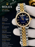 Rolex Day-Date Blue Diamond Watch