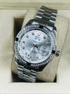 Rolex Day-Date | Luxury Stainless Steel Quartz Watch HS STORE