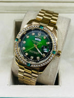 Rolex Day-Date | Luxury Stainless Steel Quartz Watch HS STORE