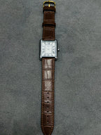 Cartier Tank Style Leather Watch HS STORE