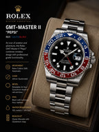 Rolex GMT-Master II Pepsi Stainless Steel Watch | HS Store