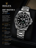 Rolex GMT-Master II Black Bezel Stainless Steel Watch | HS Store
