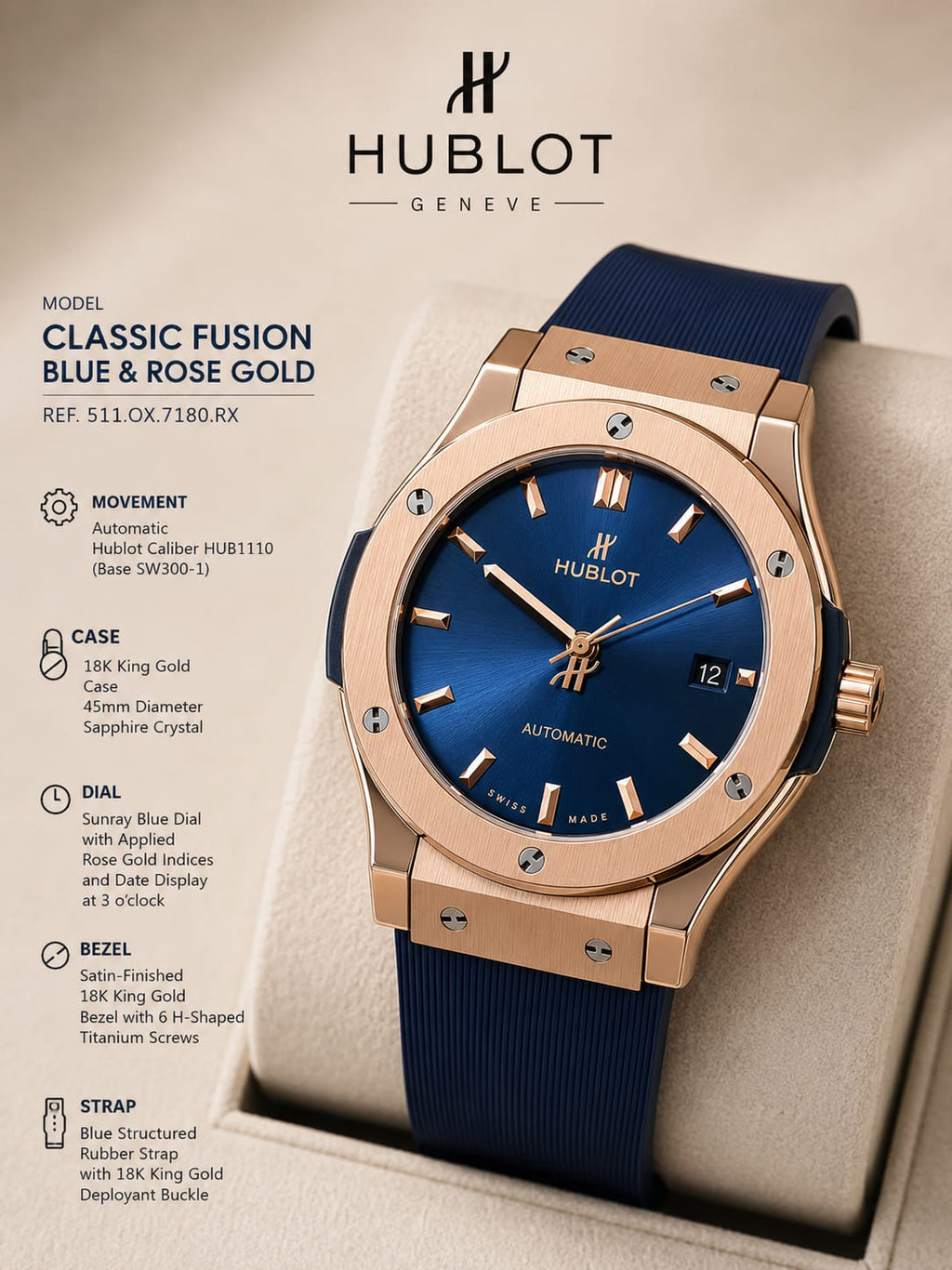 Hublot Luxury Watch | Exclusive Timepiece Collection | HS Store