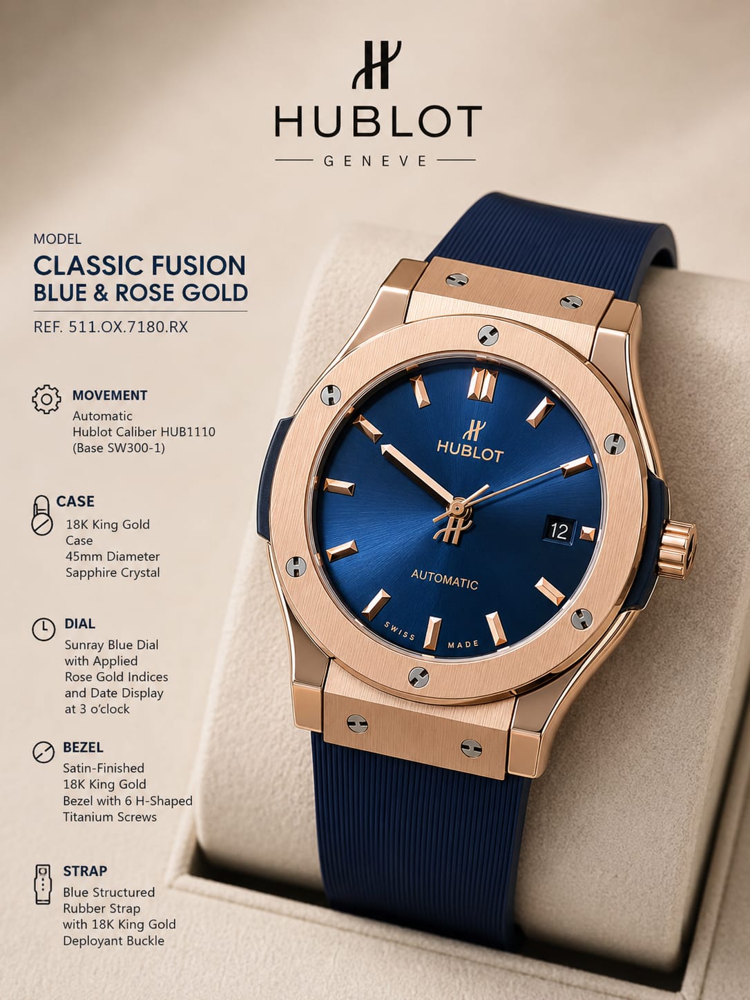 Hublot Luxury Watch | Exclusive Timepiece Collection | HS Store