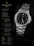 Patek Philippe Nautilus Black Dial Watch