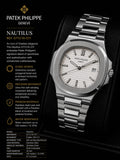 Patek Philippe Nautilus White Dial Watch