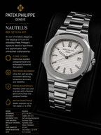 Patek Philippe Nautilus White Dial Watch