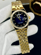 Gold Blue Ombre Dial Watch | HS Store